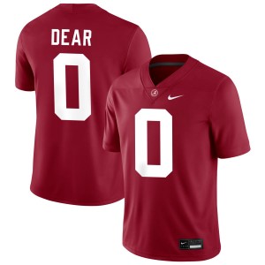 Men's Akylin Dear Crimson Alabama Crimson Tide #0 NCAA College Football Jersey 390944-654