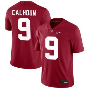 Men's Cameron Calhoun Crimson Alabama Crimson Tide #9 Limited College Football Jerseys 475031-962