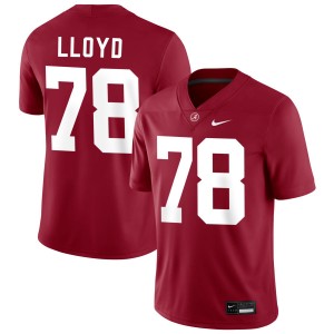 Men's Jackson Lloyd Crimson Alabama Crimson Tide #78 2025 College Football Jerseys 455682-335