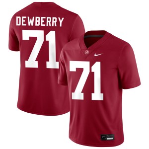 Mens Kam Dewberry Crimson Alabama Crimson Tide #71 NCAA College Football Jerseys 316835-379
