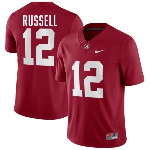 Men's Keelon Russell Crimson Alabama Crimson Tide #12 Stitched College Football Jerseys 890490-468