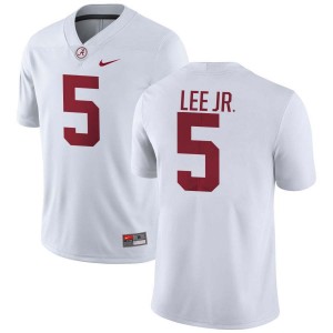 Men's Dijon Lee Jr. White Alabama Crimson Tide #5 2025-26 College Football Jerseys 451050-203
