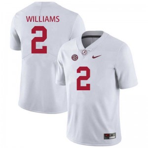 Men Ryan Williams White Alabama Crimson Tide #2 Alumni College Football Jerseys 149140-175