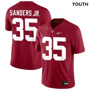 Youth Abduall Sanders Jr. Crimson Alabama Crimson Tide #35 Replica College Football Jersey 759213-954