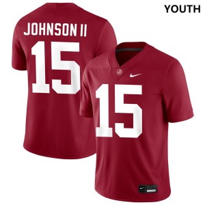 Youth Duke Johnson II Crimson Alabama Crimson Tide #15 NCAA College Football Jersey 875818-774