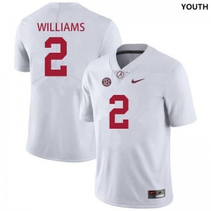 Youth Ryan Williams White Alabama Crimson Tide #2 Limited College Football Jerseys 539468-931