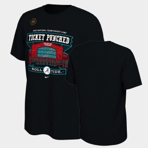 Men Black Alabama Crimson Tide 2022 National Championship Game Bound College Football T-Shirt 896363-723