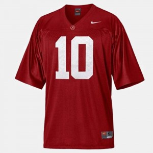 Youth A.J. McCarron Red Alabama Crimson Tide #10 2025-26 College Football Jerseys 683454-918