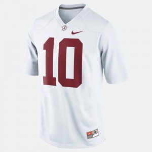 Youth A.J. McCarron White Alabama Crimson Tide #10 Alumni College Football Jerseys 701431-505