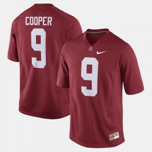 Men Amari Cooper Crimson Alabama Crimson Tide #9 Replica Alumni Football Game Jerseys 992322-506
