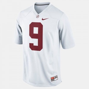 Men's Amari Cooper White Alabama Crimson Tide #9 NCAA College Football Jerseys 901195-221