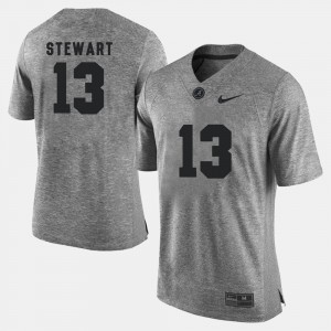 Men ArDarius Stewart Gray Alabama Crimson Tide #13 Gridiron Limited Gridiron Gray Limited Jersey 516844-593