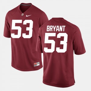 Mens Bear Bryant Crimson Alabama Crimson Tide #53 2025 Alumni Football Game Jersey 296763-103