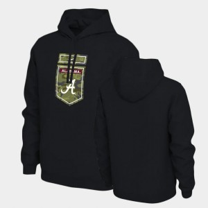 Men Black Camo Alabama Crimson Tide Limited Veterans Hoodie 558778-619