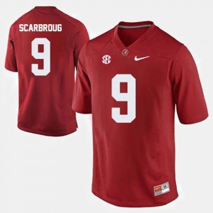 Mens Bo Scarbrough Crimson Alabama Crimson Tide #9 Official College Football Jerseys 117321-765