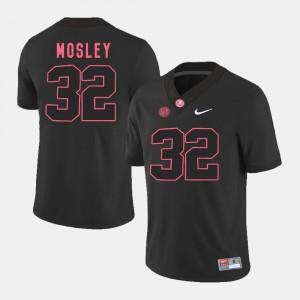 Men's C.J. Mosley Black Alabama Crimson Tide #32 High School Silhouette College Jerseys 543150-339
