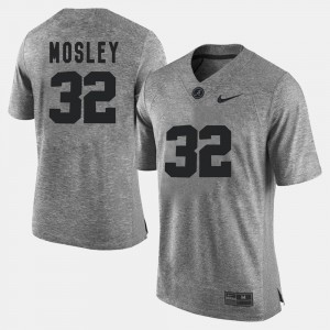 Men's C.J.Mosley Gray Alabama Crimson Tide #32 Gridiron Limited Gridiron Gray Limited Jersey 405648-594