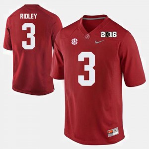 Men Calvin Ridley Crimson Alabama Crimson Tide #3 Game College Football Jersey 991451-498