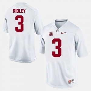 Men Calvin Ridley White Alabama Crimson Tide #3 NCAA College Football Jerseys 802352-995