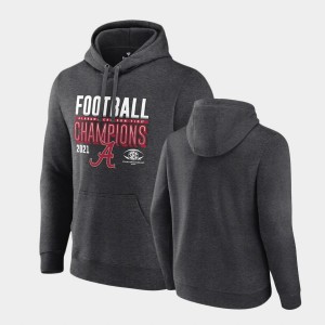 Men Charcoal Alabama Crimson Tide 2021 SEC Football Conference Champions Locker Room College Football Hoodie 382325-960
