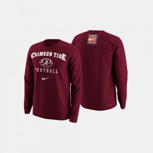 Men's Crimson Alabama Crimson Tide NCAA College Football Retro Pack Sweater 381226-204
