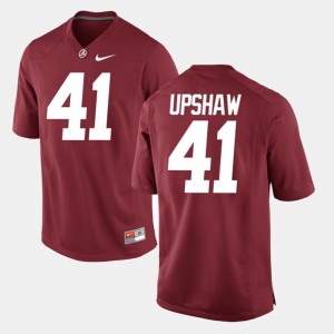 Men's Courtney Upshaw Crimson Alabama Crimson Tide #41 Alumni Alumni Football Game Jerseys 193254-137