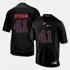 Men Courtney Upshaw Black Alabama Crimson Tide #41 Alumni College Football Jerseys 173543-183