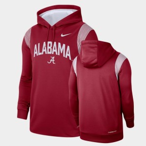 Mens Crimson Alabama Crimson Tide Player 2022 Game Day Sideline Hoodie 848931-413