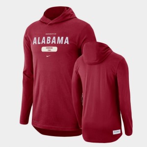Mens Crimson Alabama Crimson Tide Hoodie Team Stack T-Shirt 818306-446