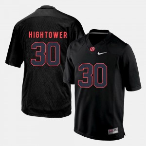 Men Dont'a Hightower Black Alabama Crimson Tide #30 Official Silhouette College Jersey 815375-780
