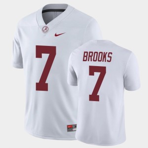 Men Ja'Corey Brooks White Alabama Crimson Tide #7 NCAA Game Jersey 515571-554