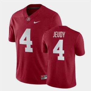 Men Jerry Jeudy Crimson Alabama Crimson Tide #4 Game Game Jersey 195039-423