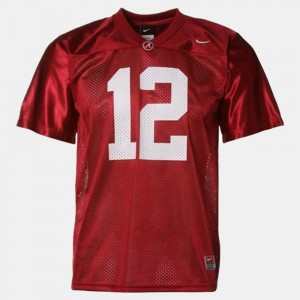 Youth Joe Namath Red Alabama Crimson Tide #12 Game College Football Jerseys 138280-847