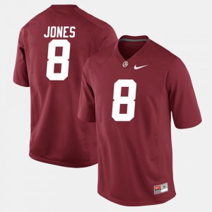 Men Julio Jones Crimson Alabama Crimson Tide #8 2025-26 Alumni Football Game Jersey 985100-894