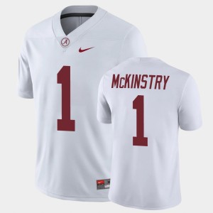 Men Kool-Aid McKinstry White Alabama Crimson Tide #1 University Game Jerseys 818064-305