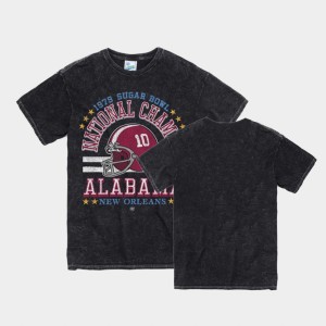 Men Black Alabama Crimson Tide 1979 Sugar Bowl Vintage Tubular T-Shirt 281644-548