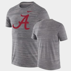 Mens Charcoal Alabama Crimson Tide Velocity Performance GFX Velocity T-Shirt 418166-386