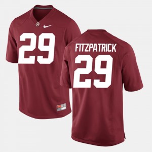 Men Minkah Fitzpatrick Crimson Alabama Crimson Tide #29 2025 Alumni Football Game Jerseys 632872-870