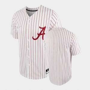 Men White Crimson Alabama Crimson Tide Baseball Replica Jerseys 968831-940
