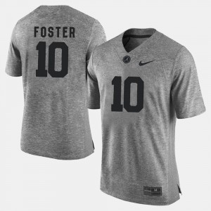 Men Reuben Foster Gray Alabama Crimson Tide #10 Gridiron Limited Gridiron Gray Limited Jersey 990865-107
