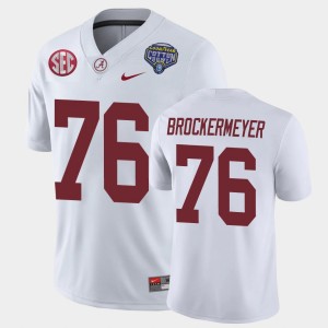 Men's Tommy Brockermeyer White Alabama Crimson Tide #76 Game 2021 Cotton Bowl Jerseys 851655-254
