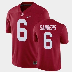 Mens Trey Sanders Crimson Alabama Crimson Tide #6 Official Game Jersey 161617-899