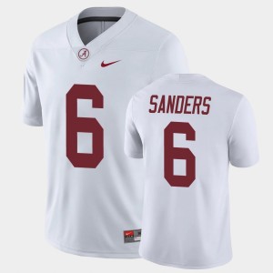 Men's Trey Sanders White Alabama Crimson Tide #6 Limited Game Jerseys 777197-959