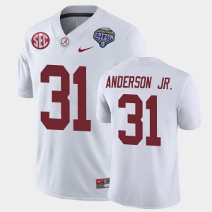 Men Will Anderson Jr. White Alabama Crimson Tide #31 Game 2021 Cotton Bowl Jersey 900446-258