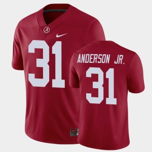 Mens Will Anderson Jr. Crimson Alabama Crimson Tide #31 Limited Game Jersey 280805-758
