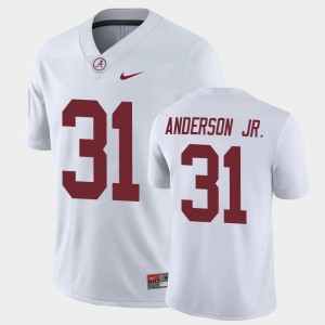 Men's Will Anderson Jr. White Alabama Crimson Tide #31 Replica Game Jersey 104374-140