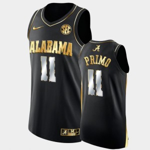 Men Joshua Primo Black Alabama Crimson Tide #11 Golden Authentic College Basketball Jersey 425015-300
