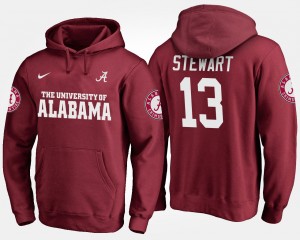 Men ArDarius Stewart Crimson Alabama Crimson Tide #13 Limited Name and Number Hoodie 288788-704