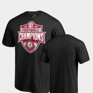 Men's Black Alabama Crimson Tide Big & Tall 2018 SEC Football Champions T-Shirt 517304-685
