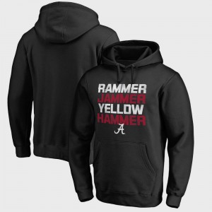 Men's Black Alabama Crimson Tide Hometown Collection Rammer Jammer Fanatics Bowl Game Hoodie 217715-645